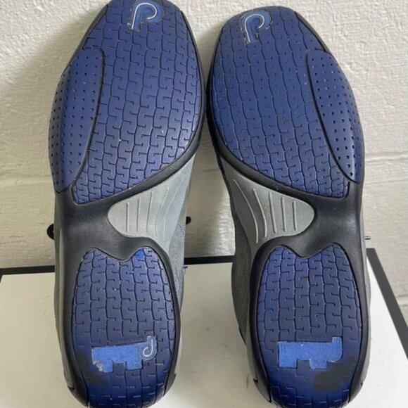 Piloti Thirty Two Driving Shoes Grey Black Suede Leather Sneakers Men's 8.5 US - Picture 10 of 13